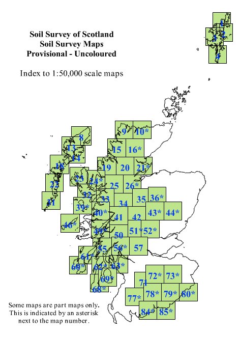 Soil Maps Uncoloured 1:50 000 areas image