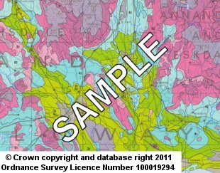 Soil and LCA Maps Coloured 1:250 000 sample image