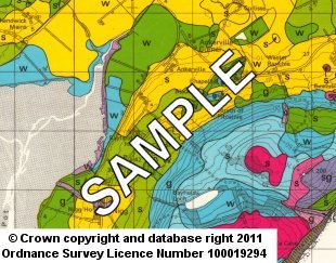 LCA Maps Coloured 1:50 000 sample image