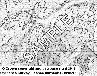 Soil Maps Uncoloured 1:50 000 sample image